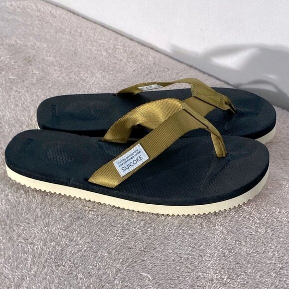 Suicoke Gold Strap Flip Flops 4 - Picture 6 of 14
